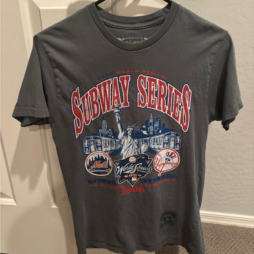 Mitchell & Ness Gray Vintage Short Sleeve Tee
